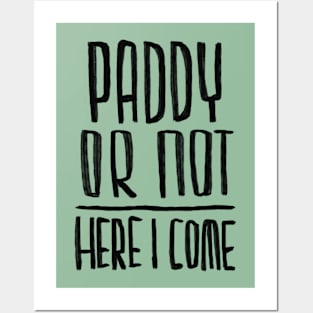 Paddy or not, Funny Paddys Day Posters and Art